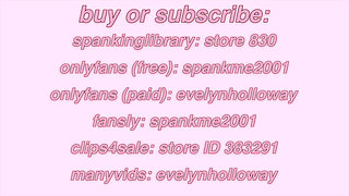 Spank Me, Daddy: A Paddle Spanking