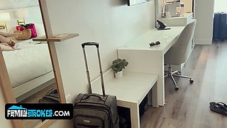 Vivianne Desilva's horny discovery - stepmother catches step siblings in the activity