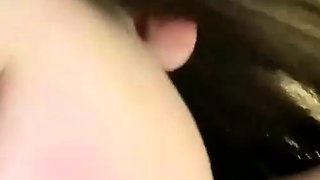 Close up on teen pussy as she pumps it
