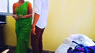 Sexy Teacher and Student Fantasy Chemistry in room.