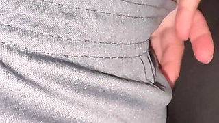 She Grabs a Stranger's Dick in Public