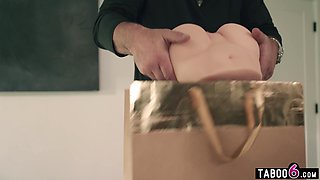 Daughter substitutes step-fathers toy