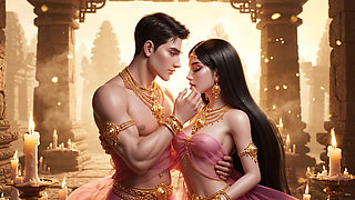 Desi Indian Couple Ki Pure Passion Night - Gold Jewelry Mein Sexy Girl Aur Muscular Boy Ki Hot Chemistry
