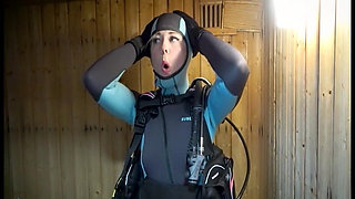 Scuba Agent Lucy Returns Underwater Diver Searches for Secret Device