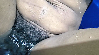 Pouring Rain Homemade Sex, Hot Wife Big Pussy & Hairy Pussy Close up Carrying