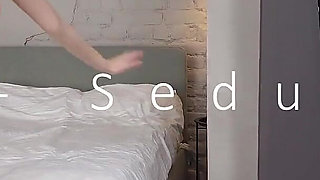 My18teens - a Slutty Gymnast Milka Way Fingers Herself