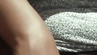 Riding Big Dildo Pounding My Black Pussy Cumming Hard