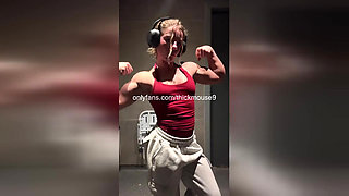 super skinny 18yo Lena Mouse fucked by 3 very huge cocks