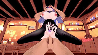 Genshin Impact - Lady Keqing X Mob Sex - 3D Hentai Animations