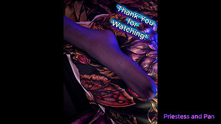 Priestess Elara Gives an Erotic Foot Tease JOI Instruction for Her First Time!