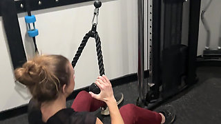 Quick Sneaky Gym Fuck! BBC Works Out Slutty MILF