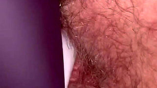 CREAMPIE VINTAGE STYLE with clit sucker, my wife has the hairiest creamy pussy