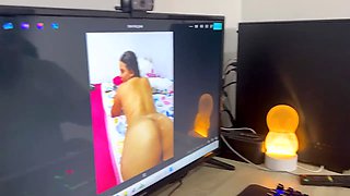 Home alone with my stepbrother, I need some cum