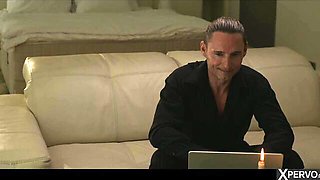 Libidinous Alexis Crystal and Marcello Bravo at tied up trailer