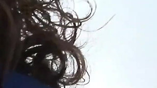 Teen Kristina Cruise sucks and fucks in interracial sex for her creampie