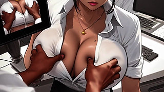Sexy Secretaries Suck The Bosses Dick