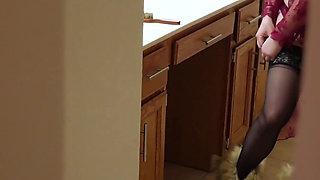 Stepmom Prepares for Bed While Stepson Watches and Masturbates Until He Is Caught and She Lets Him Put It in