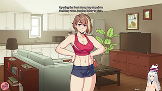 I fill her with cum her uterus condom broke - Futanari Jazziuu