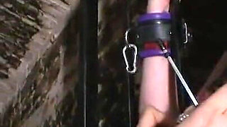 Dominates bondage and guillotine