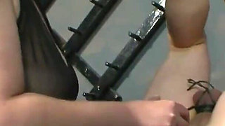 MILF fucks old man with strapon