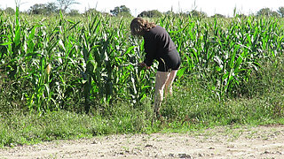Patricia in Corn Field