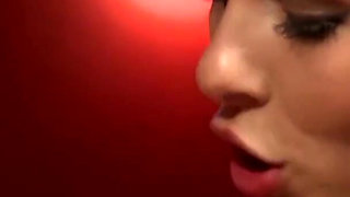 Sexy babe with amazing boobs squirting