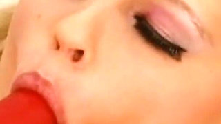 Jerking Girls Scene-3_hot Blonde Babe Loves Inserting Her New Dildo Into Her Pussy