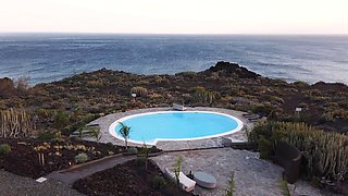 Amateur travesty outdoor solo