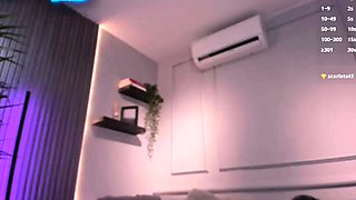 Feminine blonde ladyboy with big tits suck cock and analed