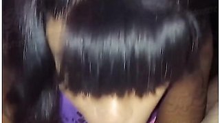 Hot Ebony Babe Deep Throating Dick In Car With Tons Of Spit