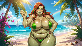 Hulking Thick Babes at the Beach