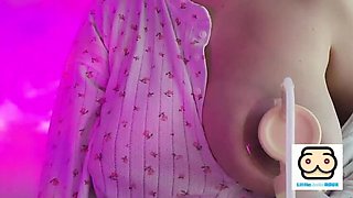 Plump Juicy Tits Milking – Amateur MILF Emptying Big Natural Breasts