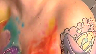 Savanna Star Double Shower Solo: Rave Fantasy Pussy Play & Toe Tease