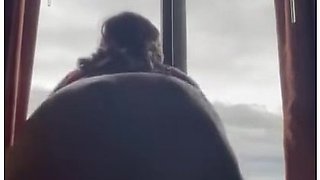Twerking in public for eager admirers