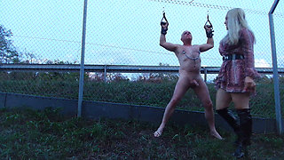 Mistress, Wax Your Nipples on the Highway Fence!