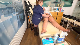 Part 1: Mr Hughes goes to see Cockologist Matron Satana to help his tiny penis!