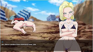 Raw Creampie Fucking Busty Big Tits Blonde Milf Android 18 - Super Slut Z Tournament