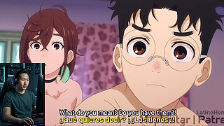 Japanese Anime Reaction Momo Chan and Okarun