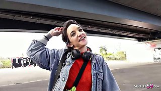German Scout Casting: Hardcore Anal Pounding and Rimjob for French Petite Lena F