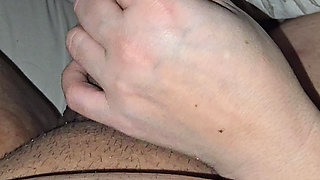 Step mom saw step son big erection and handjob his dick for her pleasure