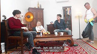 VIP4K Rug Threesome Oral Setup