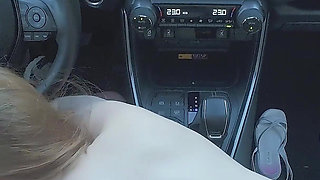 Lena Sucks Dick in Car
