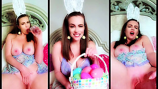 Watch Sexy Bunny Nikki Cum for You This Easter - Hot JOI Encouragement