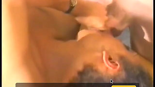 Randy cock sucking tranny slut getting creamed after taking dicks in her ass