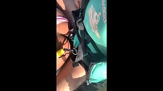 Young Wife Cheats on Husband with Jet Ski Instructor - Public Beach Sex