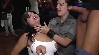 Insane Public BDSM Party Moments