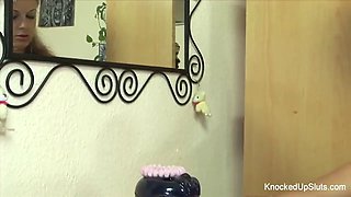 Horny pregnant blonde gets fucked hard