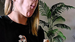 We Snacked with My Roommate After Recording Porn Videos!