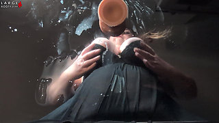 Roommate's Huge Bwc Sneaks in, Under Seat POV