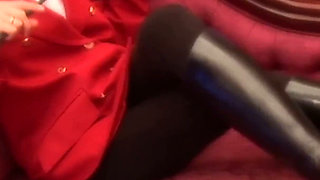 Petite Blonde Takes Double Penetration From Three Guys in a Palace Gangbang